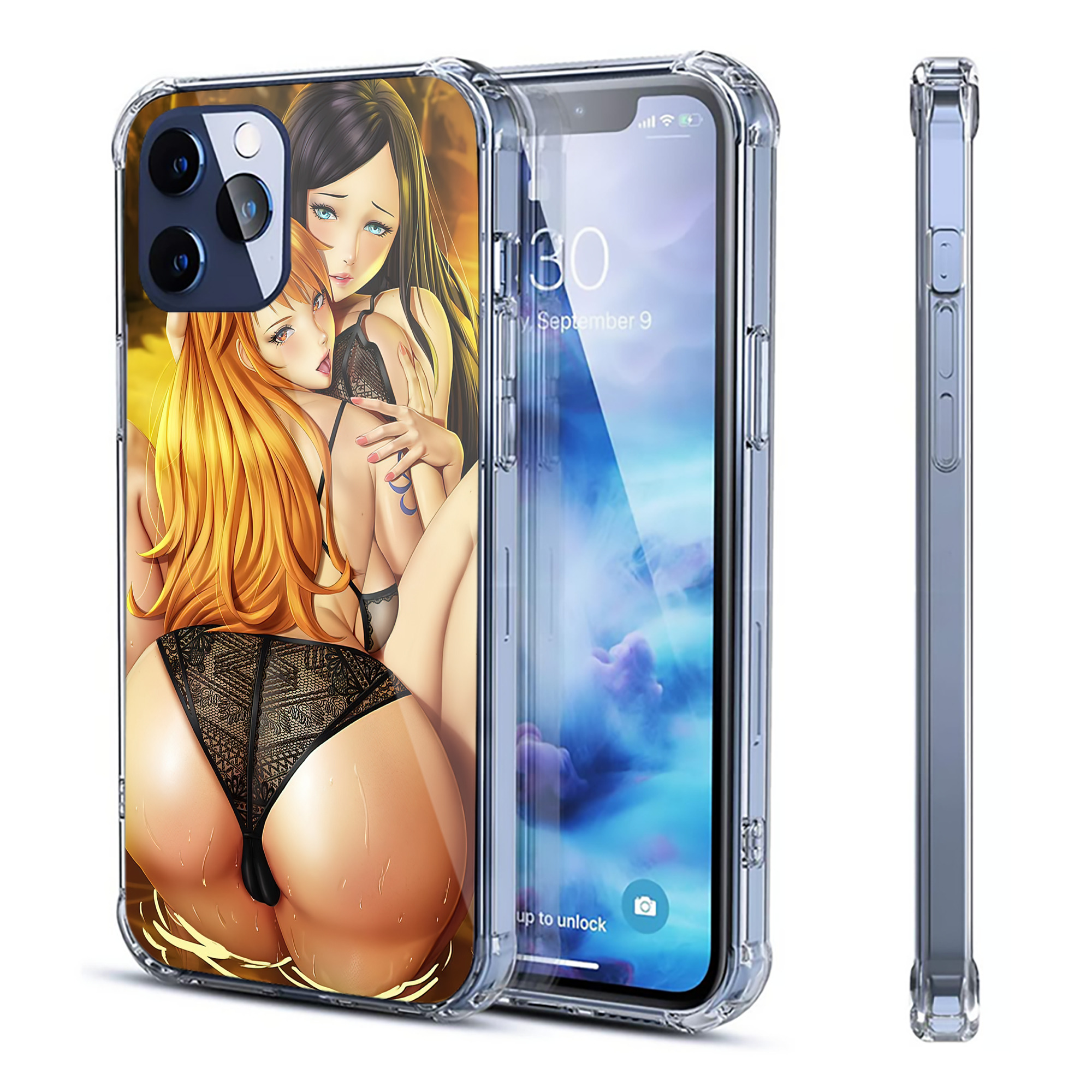 （画像用） ワンピース ONE PIECE 【iPhone 12シリーズ対応】透明スマホケース（クリアソフトケース）